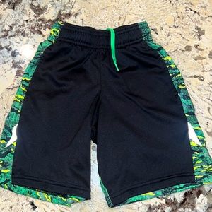 Champion Boy Shorts Xs 4/5 Black And Neon Green EUC